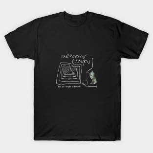 Labrynth Collage Design T-Shirt